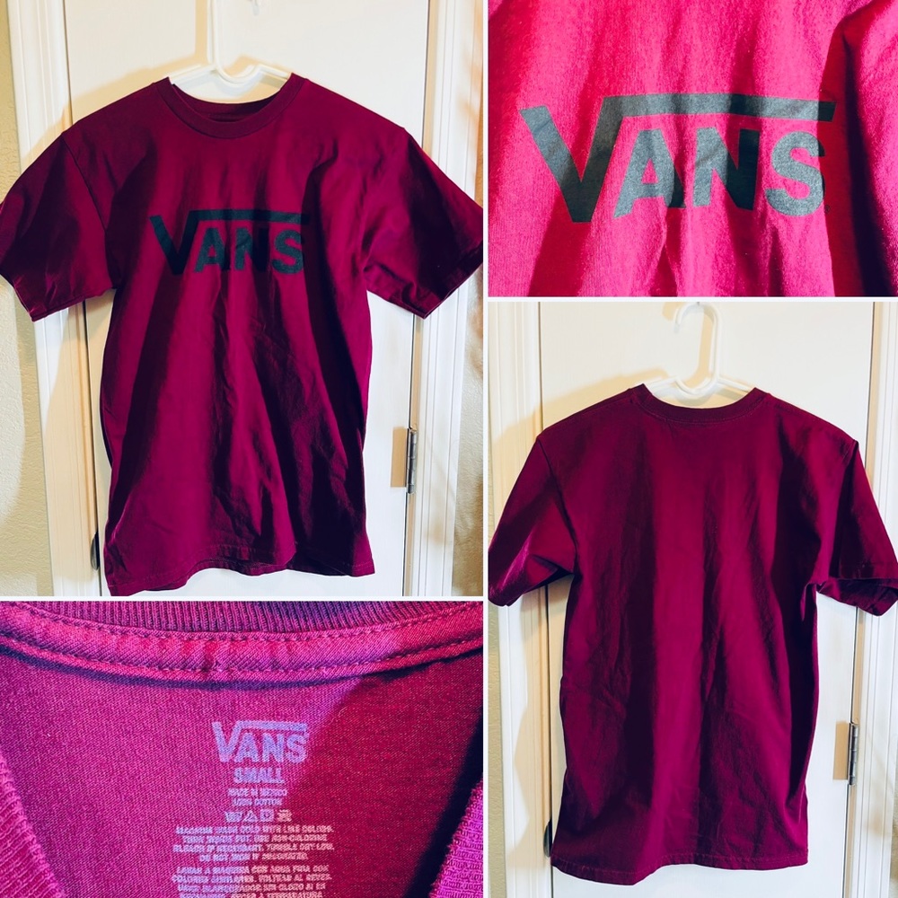 Vans Men’s Maroon T-Shirt